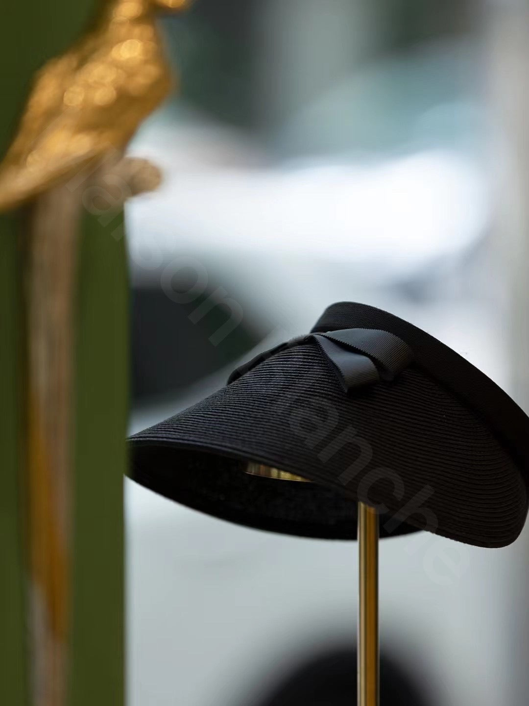 Bow Straw Sunshade Hat UV Protection