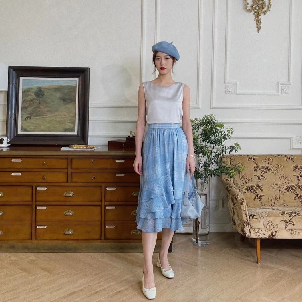 Thin Linen Weave Berets for Summer