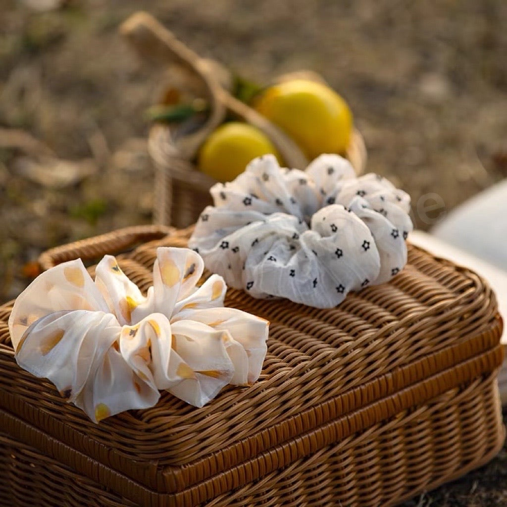 Springtime Organza Flower Hairband