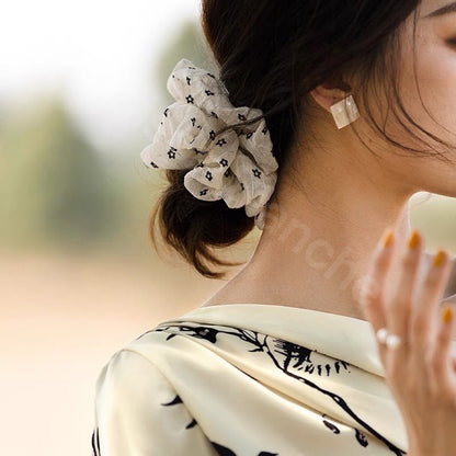 Springtime Organza Flower Hairband